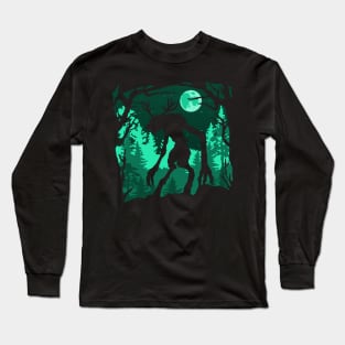 Night Wendigo Long Sleeve T-Shirt